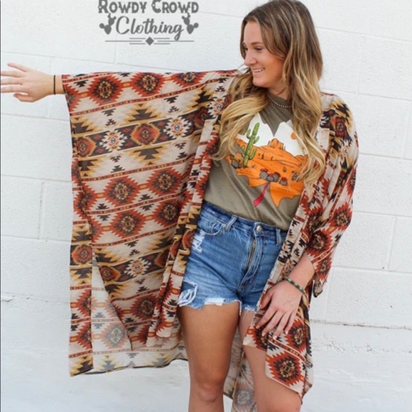 Amber Aztec Cardigan SOLD - Picture 3 of 3